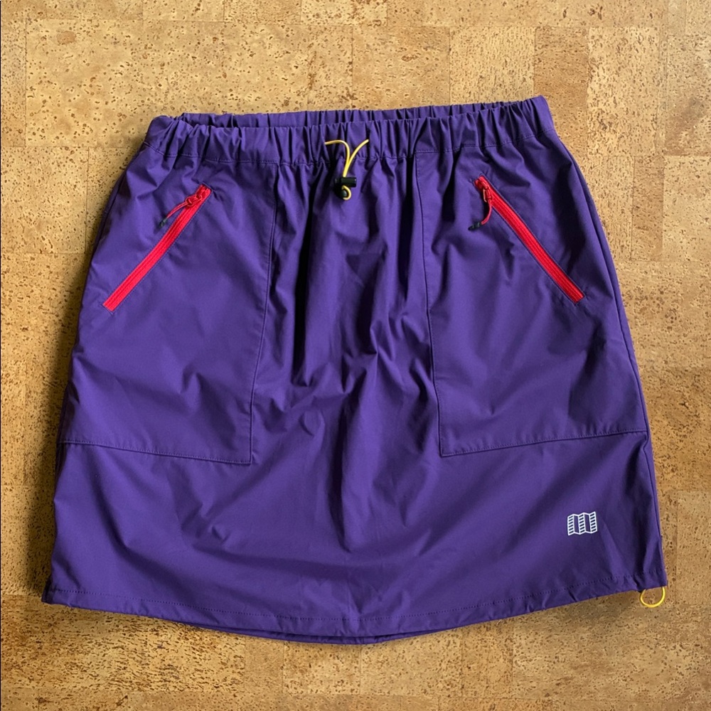Topo Designs Purple Skirt with Colorful Accents